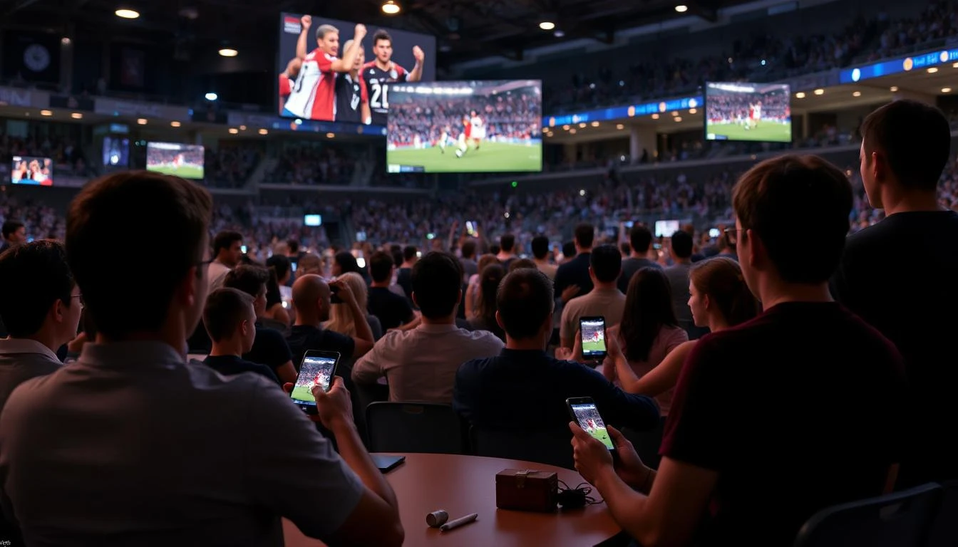 Image Live Match Reactions Across Platforms